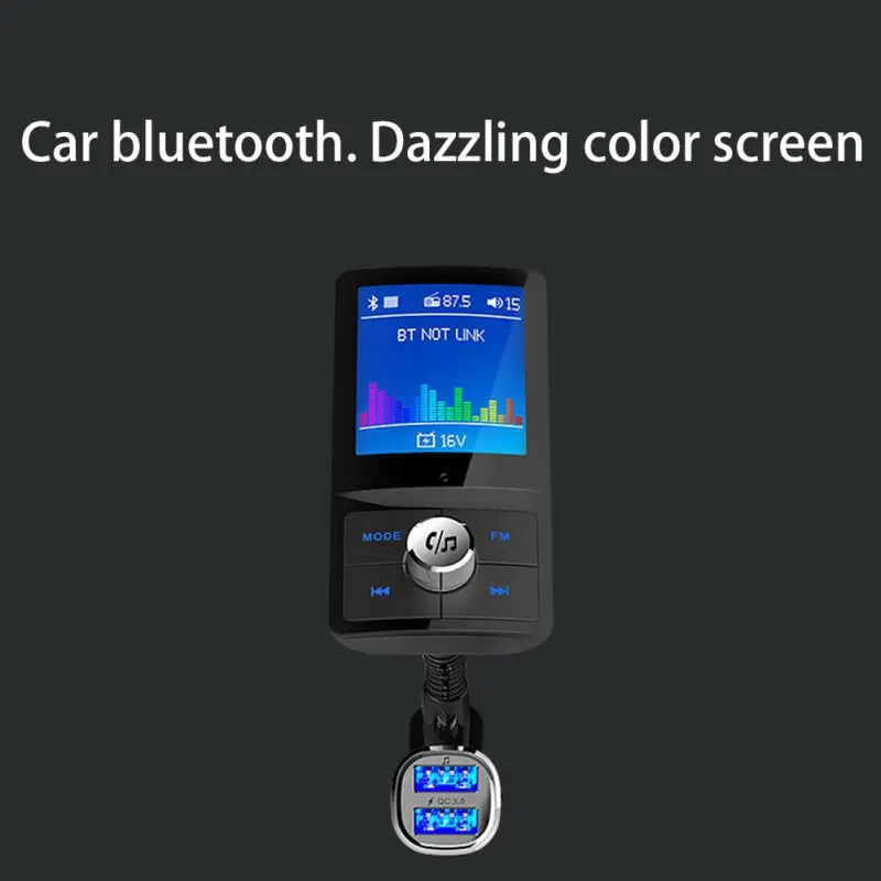 1 шт. fm-передатчик Bluetooth lcd Автомобильный MP3-плеер Bluetooth комплект громкой связи автомобильное зарядное устройство 2-USB