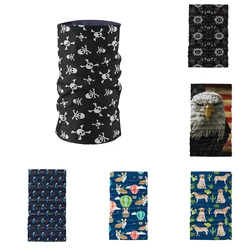 3D Printed Camouflage Solid Bandana Buffs Neck Gaiter Headband Cycling Balaclava Mask Scarf Multifunctional Outdoor Headwear