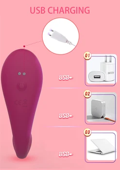 BOMBOMDA Clitoral Stimulator Portable Panty Vibrator Erotic Toys For Adults Invisible Vibrating Egg Sex Toys for Woman Lay On 5