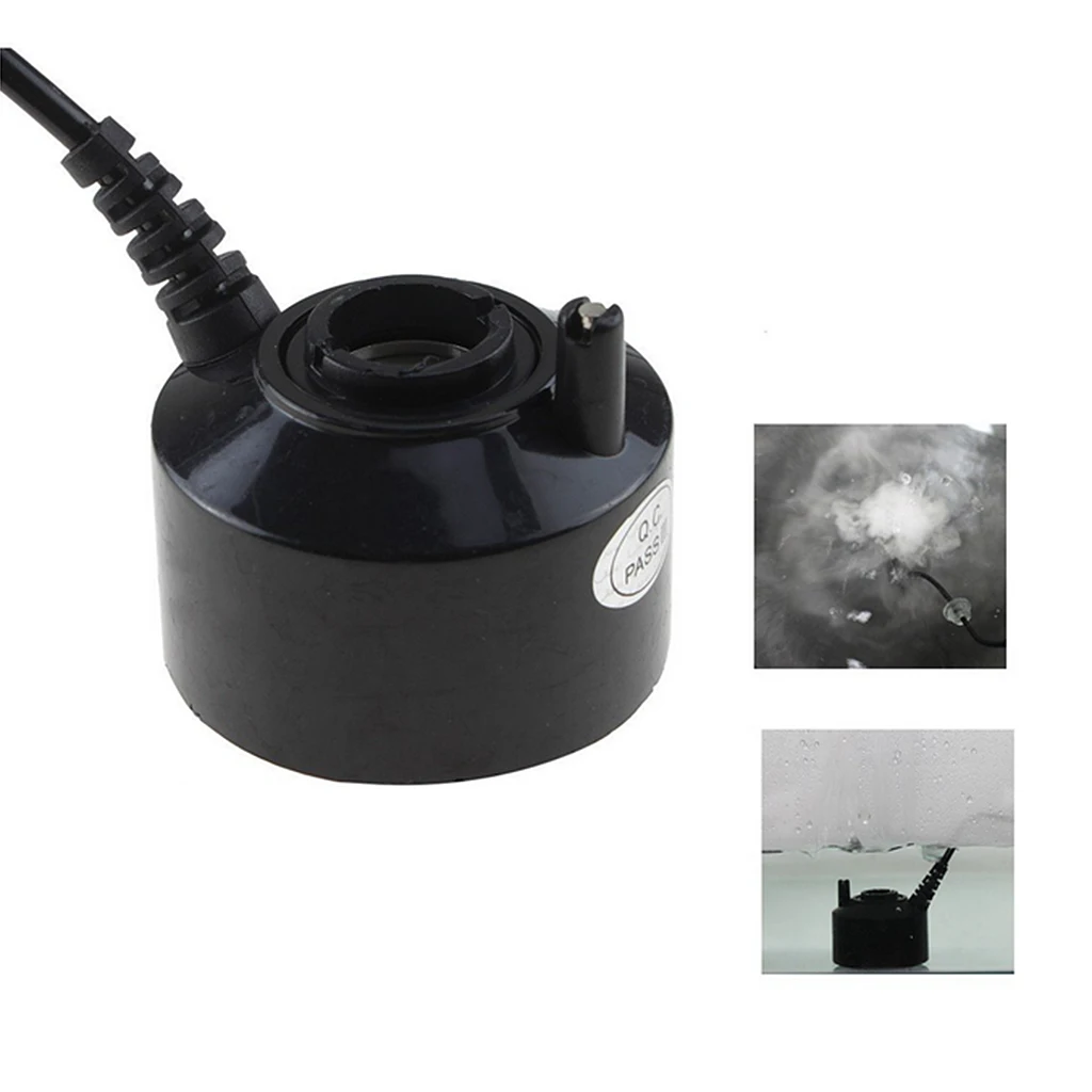 1-Head Black Mist Maker Fog Machine Atomizer Fogger Water Fountain EU Plug