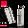 2022 Original IMCO Metal Retro Kerosene Windproof Lighter Genuine Stainless Steel Gasoline Cigarette Lighter Gadgets For Men ► Photo 2/6