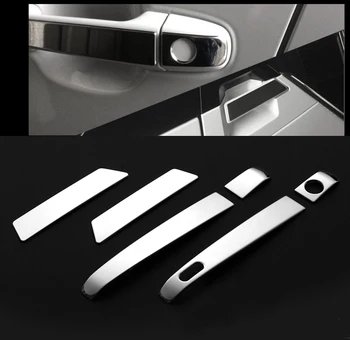 

For Toyota C-HR CHR 2016 2017 2018 2019 2020 Chrome Exterior Side Door Handles Strip Decorative Cover Trim 4PCS Car Accessories
