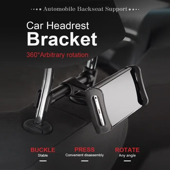 

Universal Car Seat Mount Telescopic Tablet Phone Holder Bracket Clamp Rack for iPad for Car for Universal Tablet