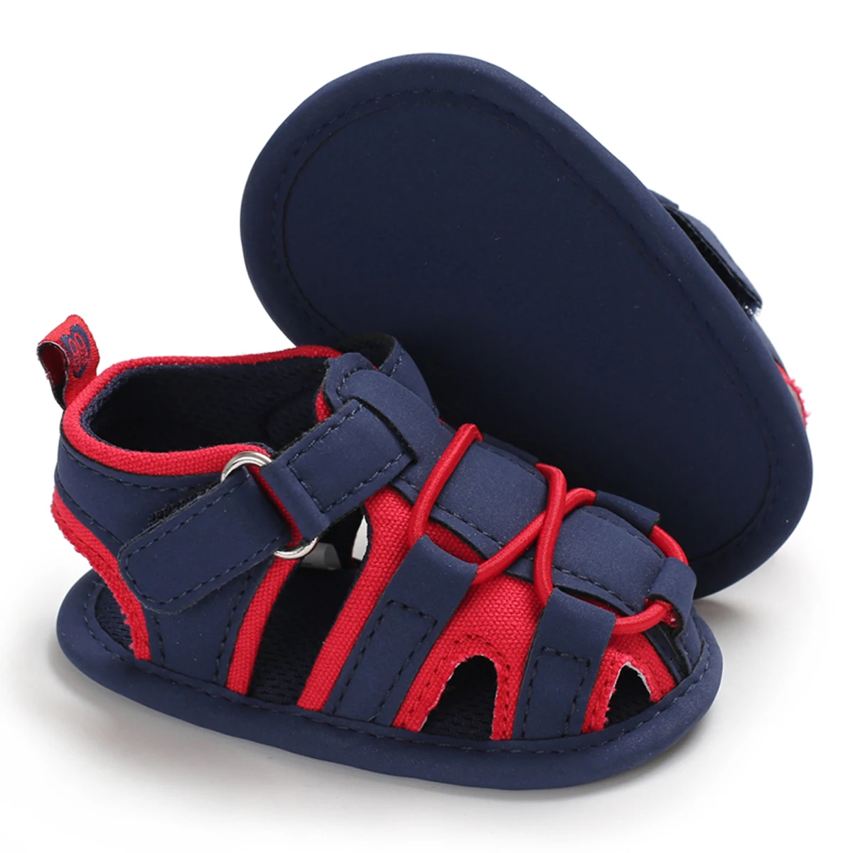 Американские Товары ; летние сандалии для новорожденных мальчиков и девочек; мягкая детская обувь; размеры от 0 до 18 месяцев