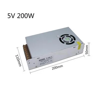 

1PC 200W Switching Power Supply Light Transformer AC 110V 220V To DC 5V Source Adapter LED Display Transformer 300W 350W