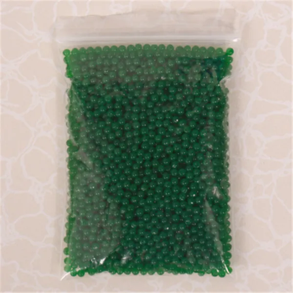 100Pcs-green 100 шт, гидрогель в форме жемчуга, 10 г, Кристальные шарики для выращивания почвы, милые гидрогелевые Волшебные гелевые желейные шарики, морские детские украшения для дома - Цвет: 100Pcs-green