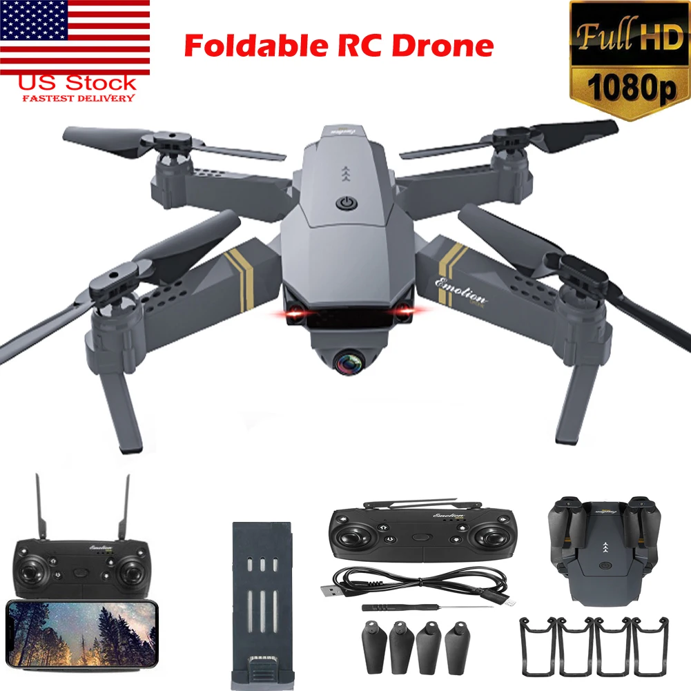 E58 складной wifi FPV RC Квадрокоптер беспилотный самолет с 1080P 5.0MP камерой умный пульт дистанционного управления