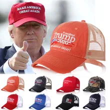 Бейсбольная Кепка унисекс с вышивкой Trump, сетчатая Кепка для мужчин и женщин, уличная Кепка с принтом Дональда, бейсбольная кепка с эффектом потертости CP0374