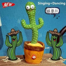 

Dancing Cactus toy Electric Singing 120 Songs Dancing And Twisting Cactus Luminous Recording Learning To Speak Twisting Plush