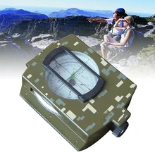 Компас для путешествий на открытом воздухе инструмент для навигации портативный Камуфляжный компас многофункциональный пластик Кемпинг Туризм Портативный Ультра-легкий