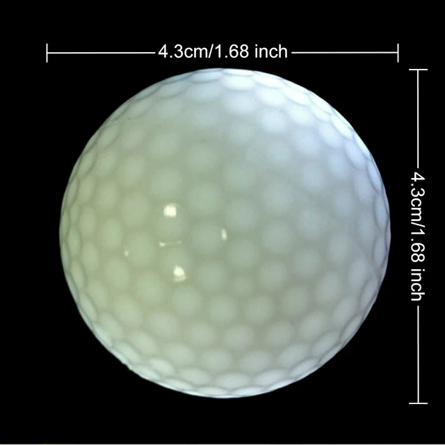5Pcs Professional Golf Balls LED Luminous Night Golf Balls,Reusable And Long-lasting Glow Training Golf Practice Balls 6