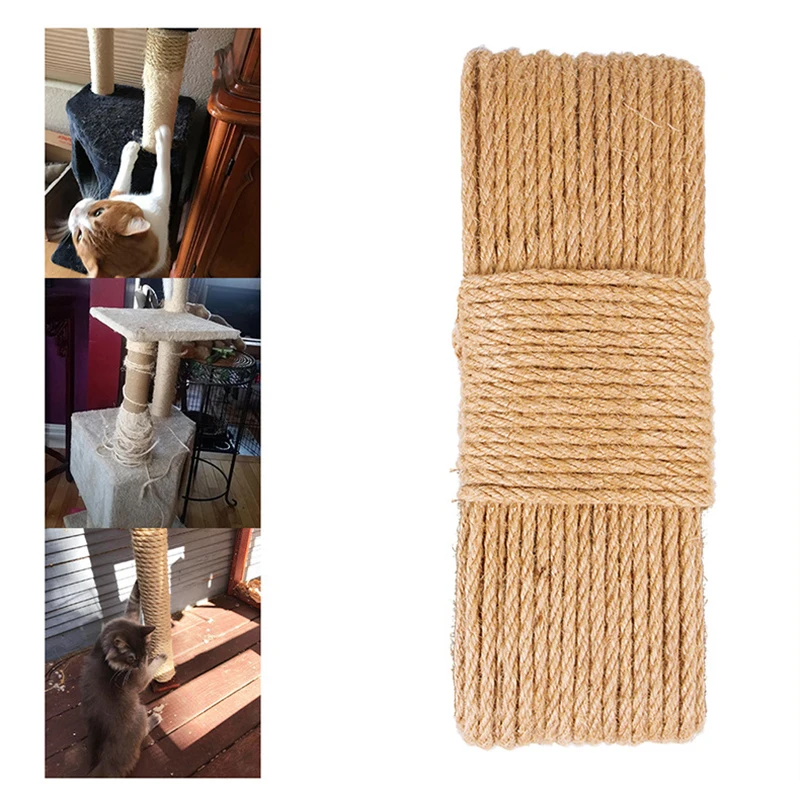 

Cats Claw Grinding Toys Accessory Twine Rope Pets Scratcher Sisal Rope Accessories Scratching Material Natural Hemp Jute Rope