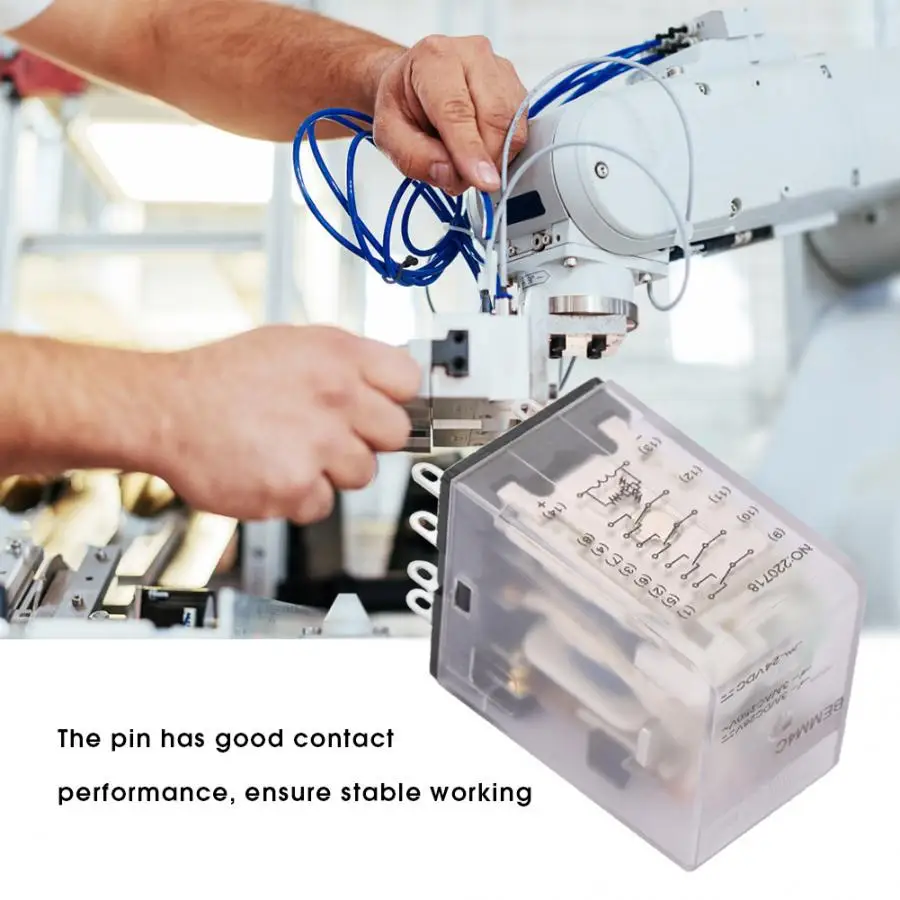 

10Pcs/set BEMM4C 3A 14Pin Coil Micro Relay Intermediate Electromagnetic Relays general purpose switching relay