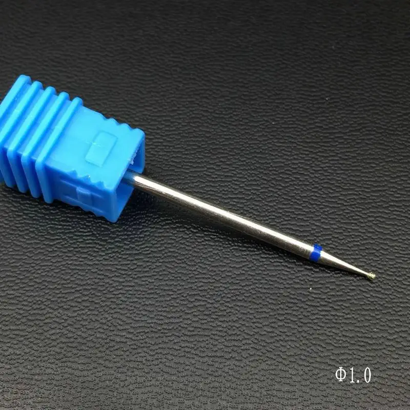 8 типов круглых алмазных сверл для ногтей роторная дрель маникюра электрическая