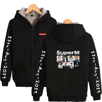 

2019 Korean print Hip Hop Kpop Casual Street fashion Popular basic Parkas Zipper Streetwear Keep Warm oversized Parkas for women