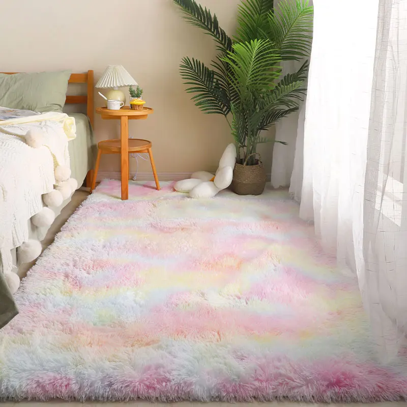 

Super Soft Shaggy Rug Fluffy Bedroom Carpets Modern Indoor Fuzzy Plush Area Rugs Living Room Carpet Children's Floor Rugs Mat