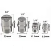 1/4" Stainless Steel Vee Jet Industrial Fan Flat Spray Nozzle,HVV H-U Jet Flat Fan Spray Nozzle,car washing, Spray Tip 6