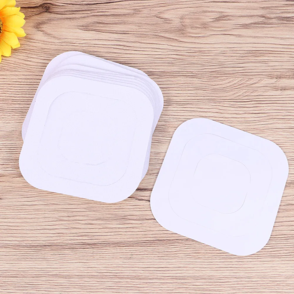 10PC Square Anti-Slip Stickers Waterproof Wear-Resistant Self-Adhesive for Bathroom Bathtub Swimming Pool (White) | Дом и сад