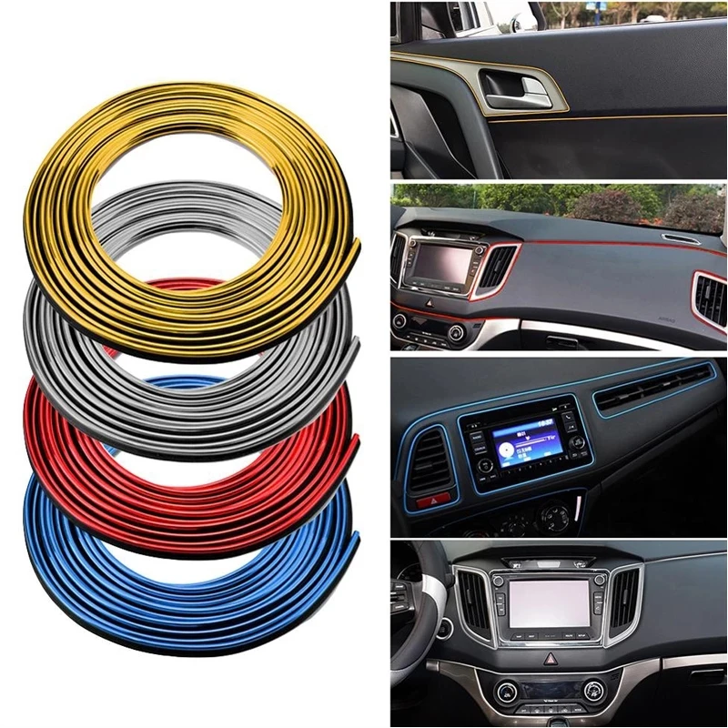 Premium Car Interior Styling Flexible Strip - Easy-to-Install Dashboard Decoration