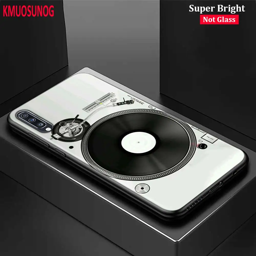 

Black Silicone Cover Dj Player for Samsung Galaxy A70 A90 A80 A60 A50 A40 A30S A20E A20S A10 Phone Case
