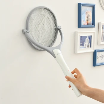 

Japan Rotate Style Electric Insect Racket Swatter Zapper USB Rechargeable Mosquito Swatter Kill Fly 3 Network Bug Zapper