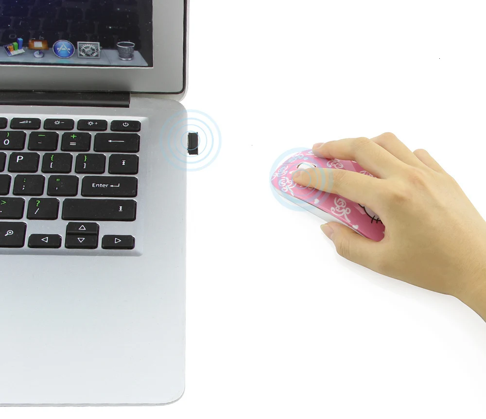 Cartoon Wireless Mouse Gaming Mouse