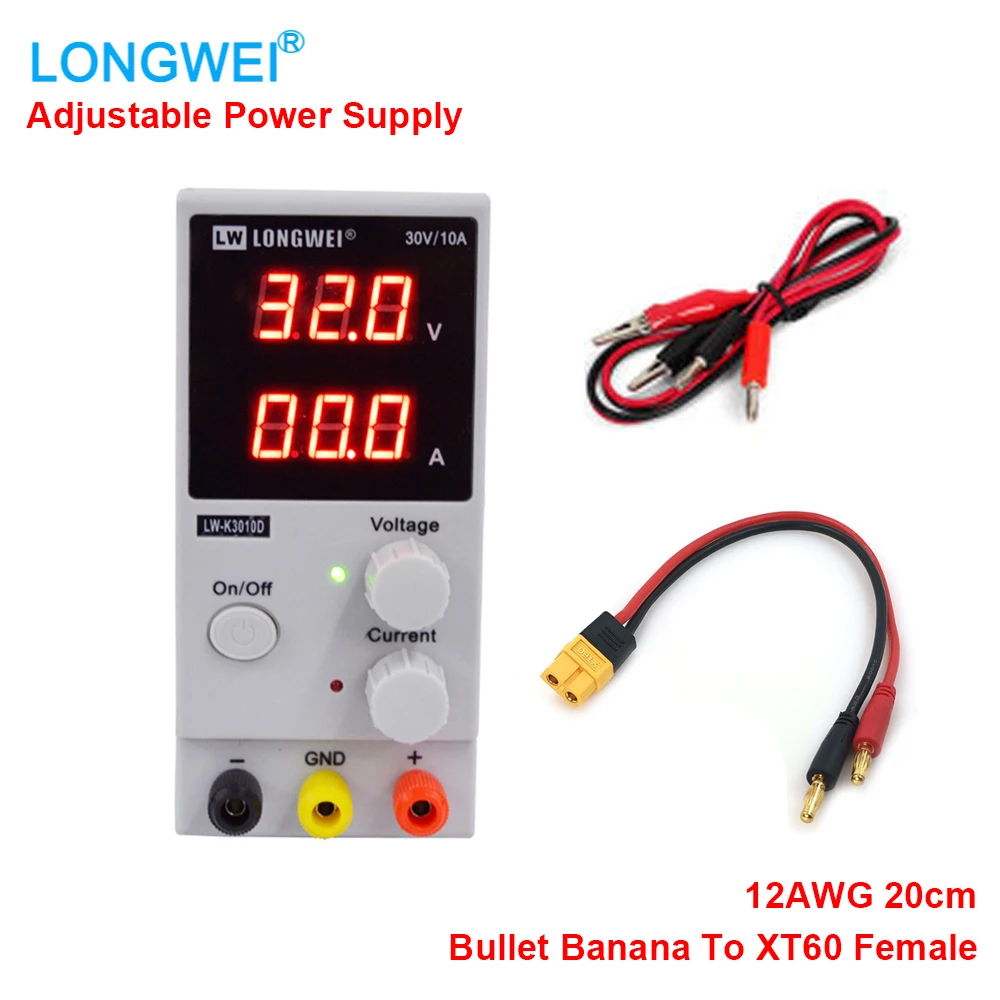 LW K3010D 30V 10A лаборатории Питание цифровой Дисплей Регулируемый Переключение DC