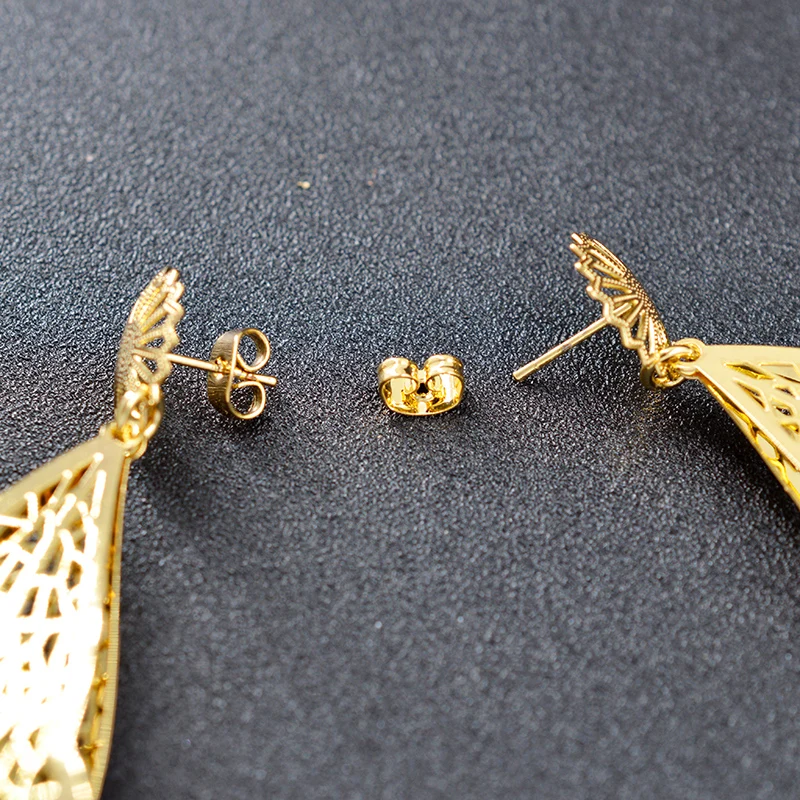 Sunny Jewelry, богемные Ювелирные наборы для женщин, серьги, ожерелье, большая медная фурнитура ювелирных изделий для свадьбы, юбилея, вечерние