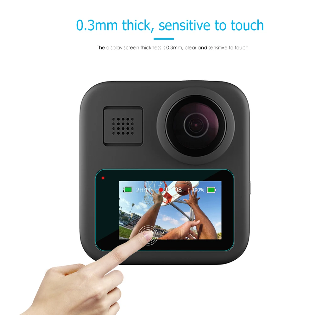 

Lens Protective Cover Anti-scratch Tempered Film Classic Colors Simple Enduring Waterproof Shell for DJI GoPro