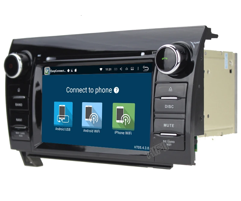 Best IPS 7 Inch 6 Core Android 9.0 4G RAM 64G ROM 2din car dvd GPS player For Toyota Tundra Sequoia Stereo Radio camera DVR RDS BT 17