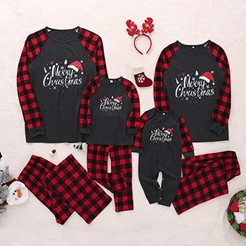 

Family Matching Christmas Pajamas New Year Mom And Daughter Mother Daddy Baby Girl Boy Family Family Look Christmas Clothes New