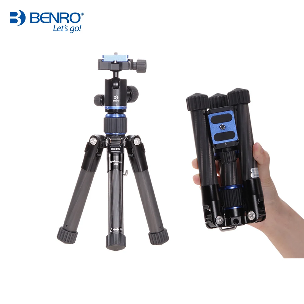 Штатив Benro Sc08 портативный мини штатив для камеры с шариковой головкой B00G 4