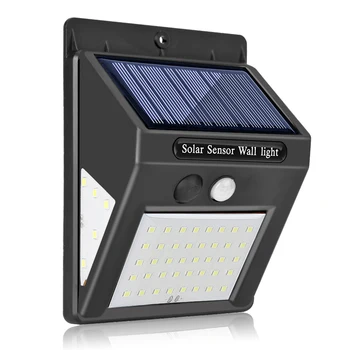 

Delicate 50 LED Solar Three-sided Motion Sensor Wall Lamp Waterproof Garden Aisle Porch Courtyard Driveway Security Lights