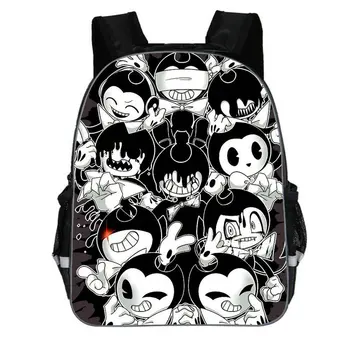 

Hot Sale School Bags Bendy and The Ink Machine For Kids Boy Girls Cartoon Game Children School Backpacks Kindergarten Baby Bags