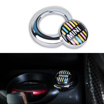 

Car Auto Start Sticker For MINI Cooper S R55 R56 R60 R61 Countryman Car Switch Decorative ring Interior modification accessories