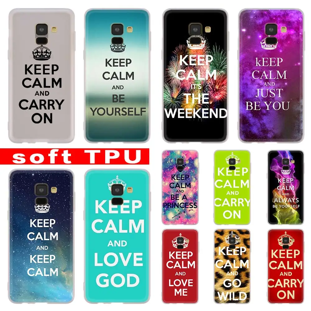 Case For Samsung Galaxy A10 A11 A20E A31 A40 A41 A40S A10S A51 A3 A5 A7 A8 Plus 2016 A207 A2018 CORE Soft keep calm love allah | Мобильные