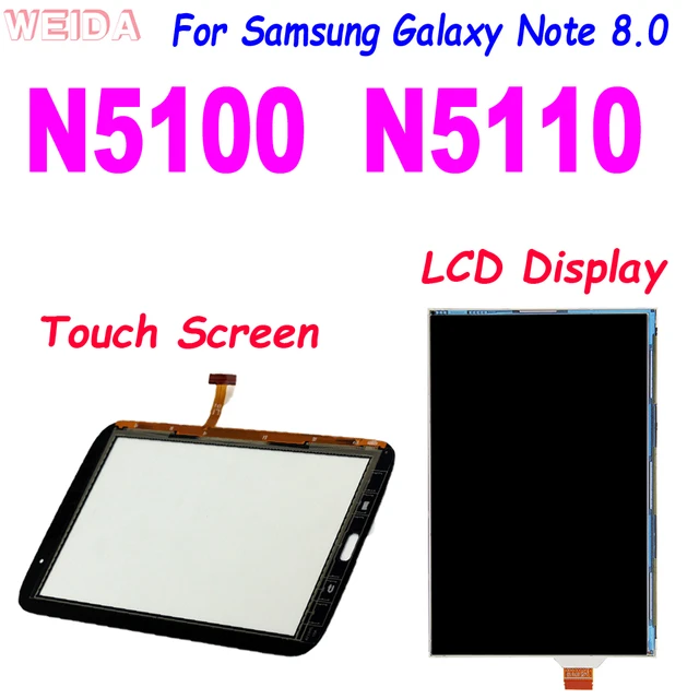 Écran Tactile Lcd De Remplacement, 100% Testé, Capteur En Verre, Pour  Samsung Galaxy Note 8.0 N5100 N5110 Gt-n5100 Gt-n5110 - Tablet Écrans Lcd  Et Écrans Panneaux - AliExpress