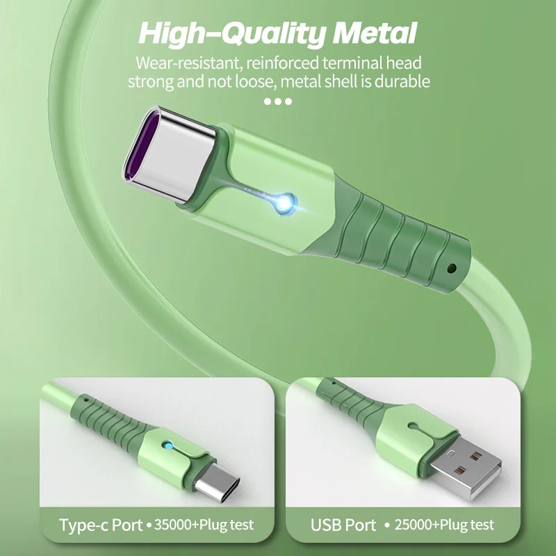 ANKNDO Usb C Cable 3A Fast Charging For Phone Type C Cable For Samsung Huawei Xiaomi Soft Tape Light Usbc Type-C Usb Data Cord ANKNDO Usb C Cable 3A Fast Charging For Phone Type C Cable For Samsung Huawei Xiaomi Soft Tape Light Usbc Type-C Usb Data Cord