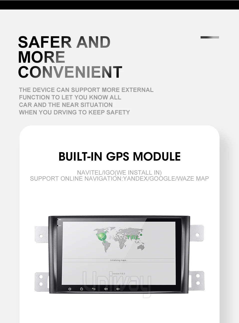 Excellent Android 9.0 DSP IPS 64 Bits car dvd for suzuki grand 2006-2011 vitara multimedia car radio stereo gps with steering wheel 10 Excellent Android 9.0 DSP IPS 64 Bits car dvd for suzuki grand 2006-2011 vitara multimedia car radio stereo gps with steering wheel 10