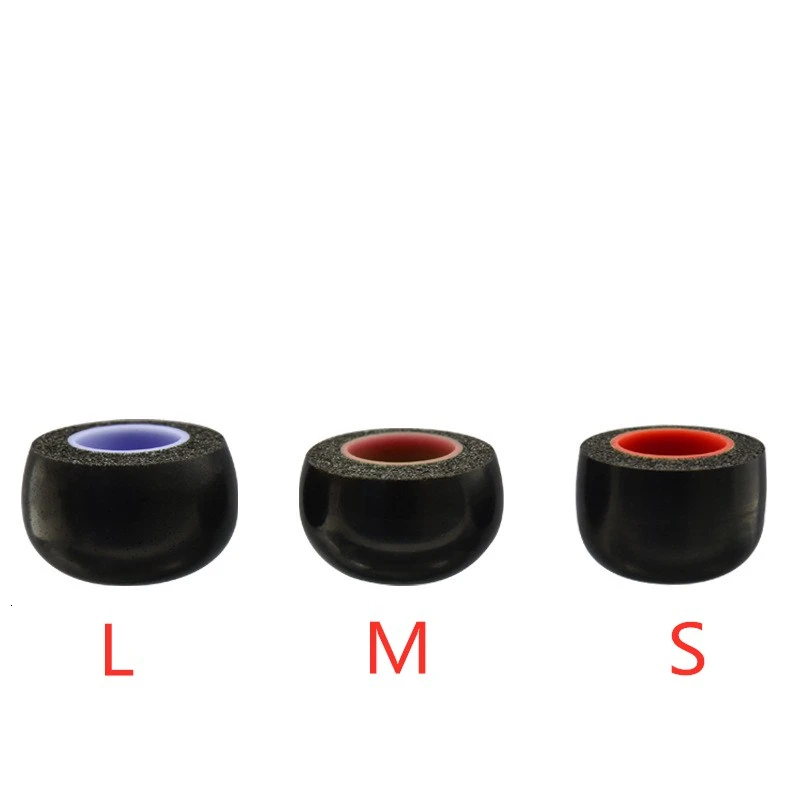 6pcs 3 Pairs Memory Foam Ear Tips for TWS Ture Wireless Earbuds Bragi Dash Pro The Headphone Samsung Gear IconX Galaxy Buds