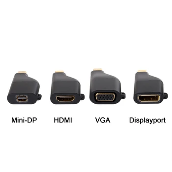 

USB USB-C Adapter Type C to HDMI VGA DP MINI DP Converter Adapter 1080p for Tablet & Phone & Laptop
