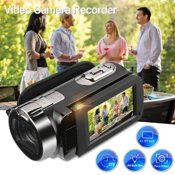 

BEESCLOVER FHD 1080P 24MP 2.7"TFT LCD 16XZOOM Digital Video Recorder DV AV Camera Camcorder d47