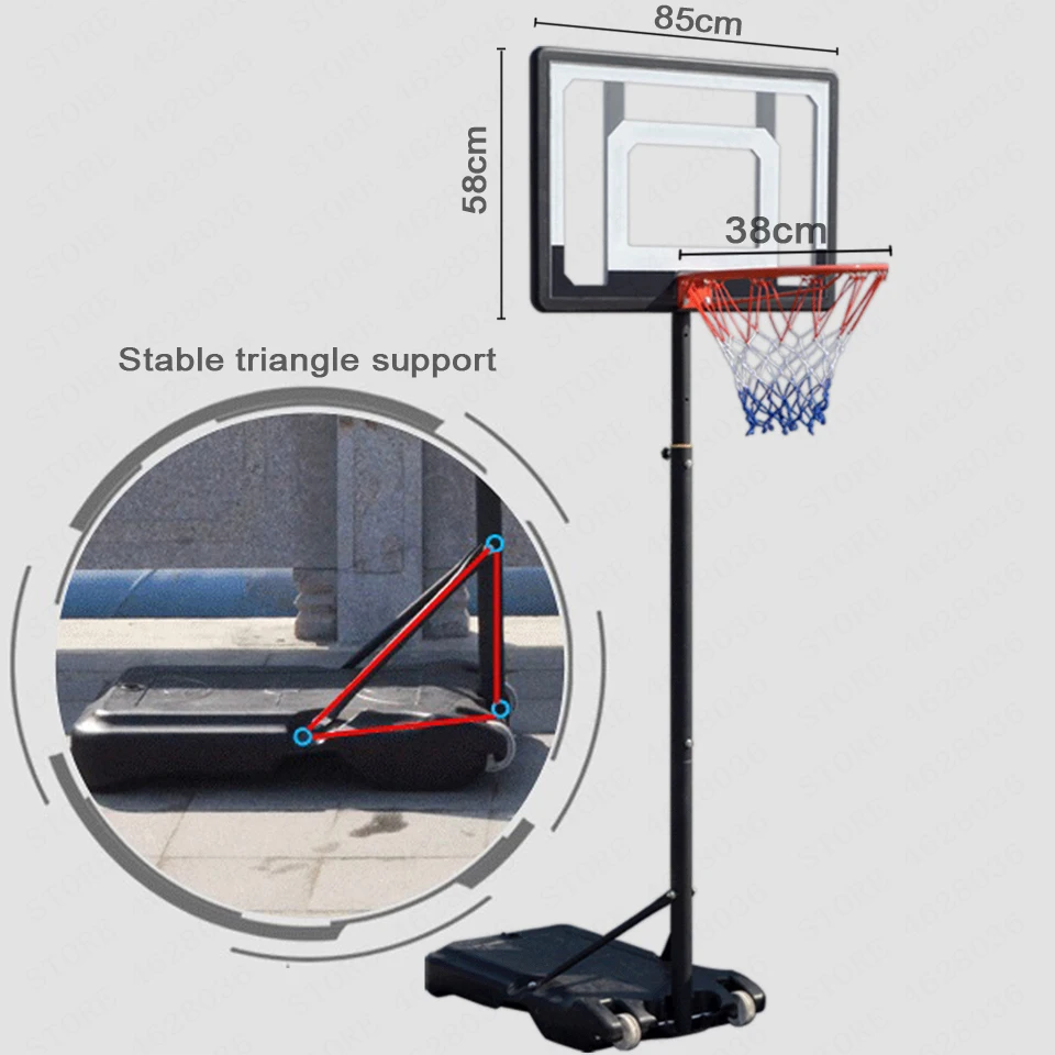 Basketball hoop stand