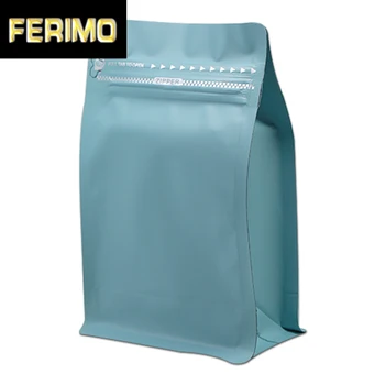 

150pcs/Lot 13.5*26.5*7cm Matte Aluminum Foil Zip Lock Open Top Pack Pouches Coffee Beans Storage Doypack Package Organ Bag