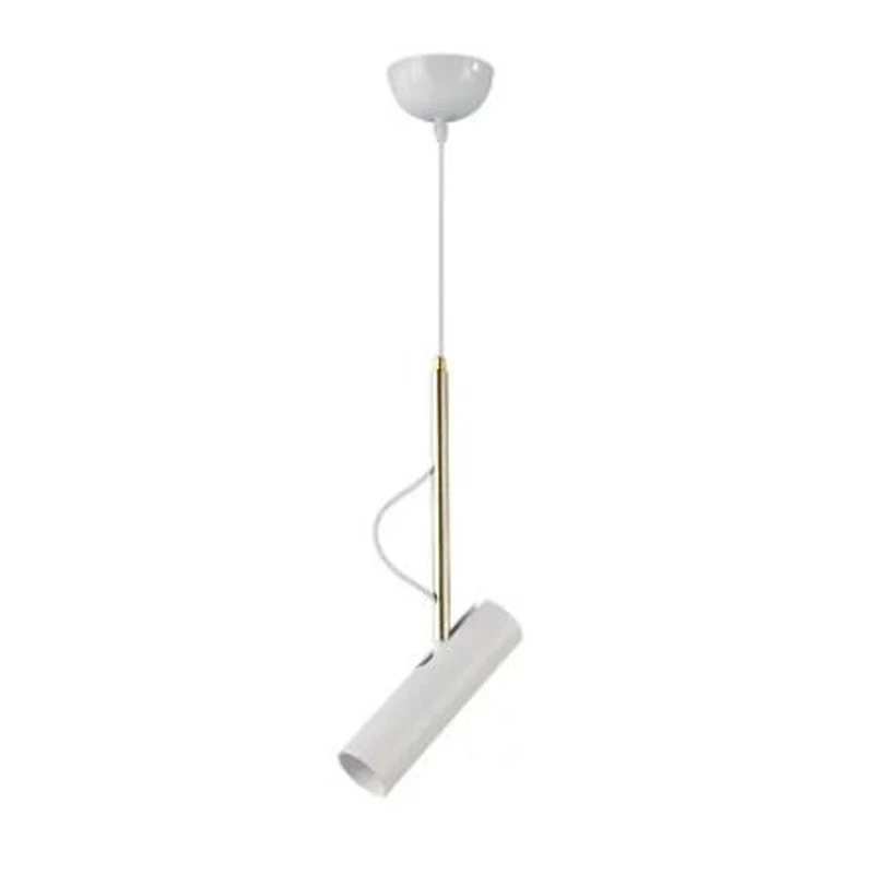 Подвесной светильник в скандинавском стиле, прикроватный подвесной светильник для кухни, подвесной светильник, регулируемый светодиодный светильник, светодиодный точечный светильник - Цвет корпуса: White
