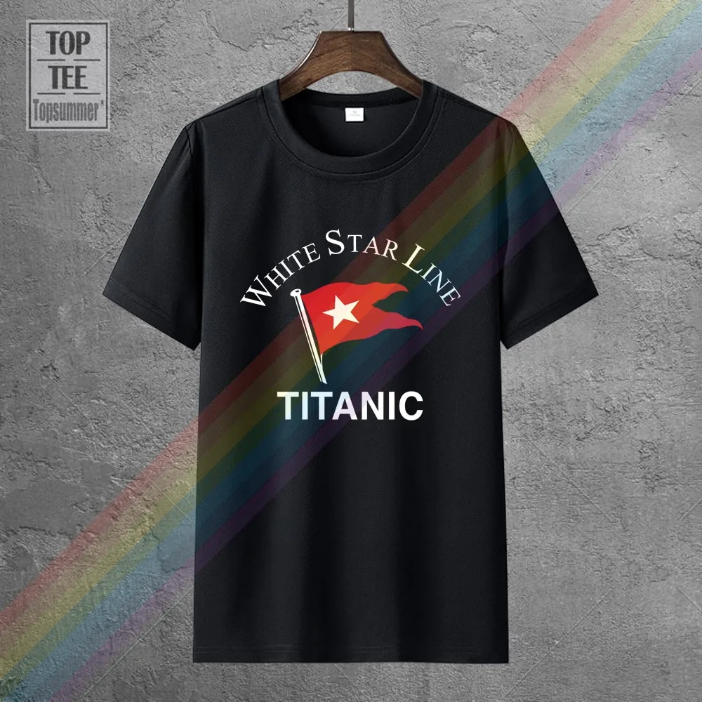 

New Nwt Titanic White Star Line Tribute T-Shirt Officially Licensed 2X Printed Pure Cotton Men'S