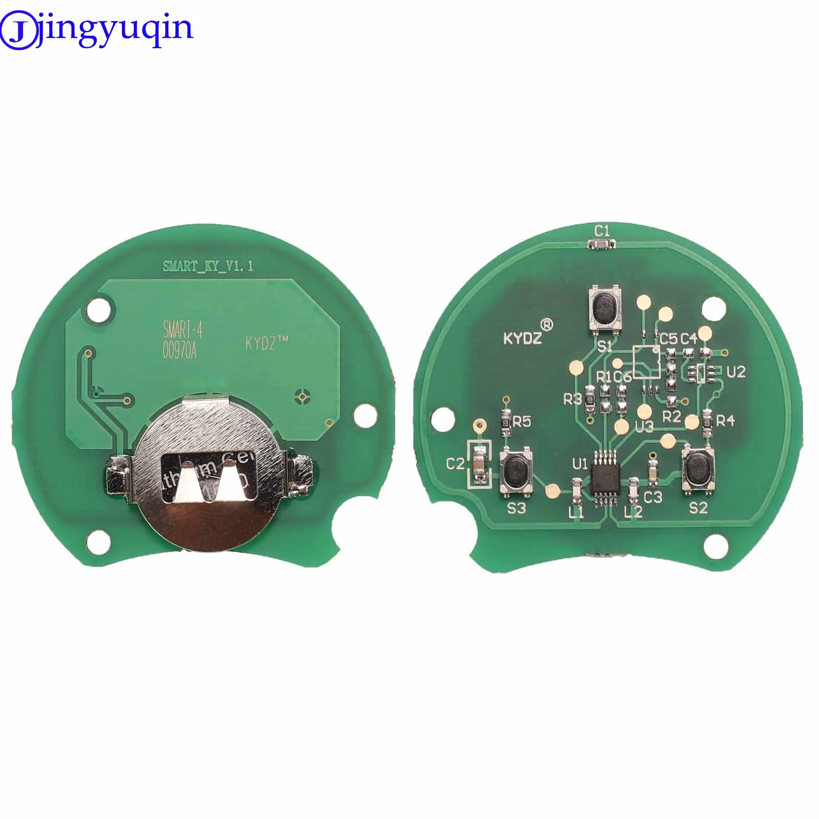 JINGYUQIN 3 BUTTONS REMOTE CAR KEY FOR MERCEDES BENZ KEY SMART FORTWO 450 FORFOUR ROADSTER CHIAVE 433MHZ AUTO KEY FOB BLADE