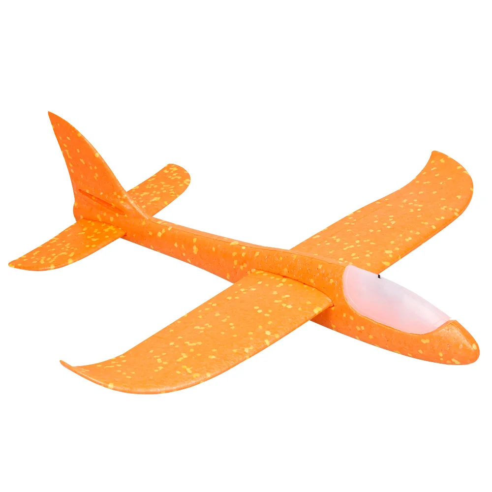 Hand throw airplane EPP Foam Outdoor Launch Glider Plane Kids Toys 48 cm Interesting Launch Throwing Inertial Model Gift funny