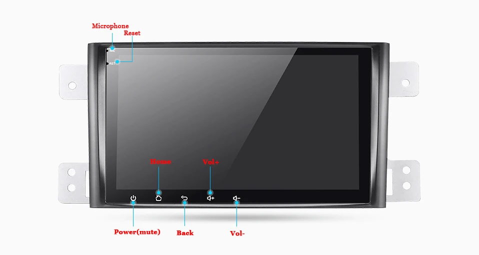 Ips android 10 автомобильный мультимедийный плеер для suzuki grand 2006-2011 vitara мультимедийный автомобильный Радио Стерео gps с рулевым колесом