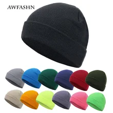 Вязанная зимняя шапка, Мужская/женская теплая хлопковая утолщенная шапка, шапка для катания на лыжах, повседневная спортивная шапка, новая модная Шапка-бини